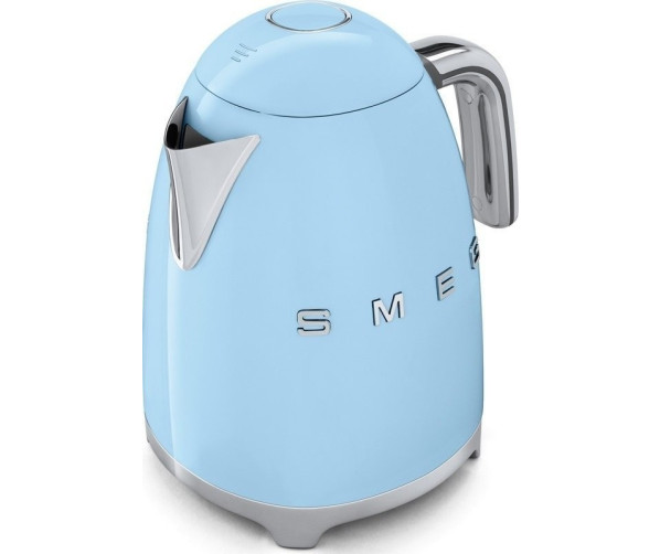 De Smeg KLF03PBEU waterkoker blauw heeft een inhoud van 1,7 liter