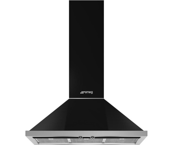 Smeg KPF9BL afzuigkap zwart