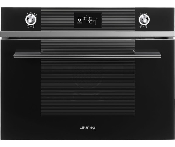 Smeg SF4102VCN inbouw combi-stoomoven - zwart - Linea