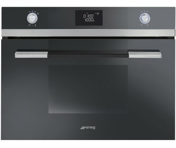 Smeg SF4120MCN zwart oven met magnetron