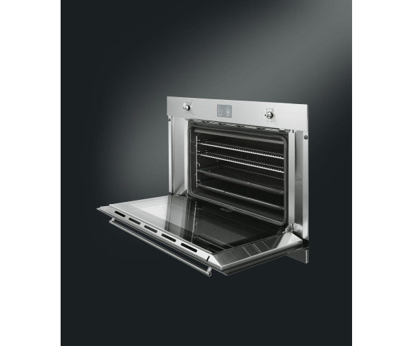 De Smeg SFP3900X inbouw oven beschikt over 16 functies