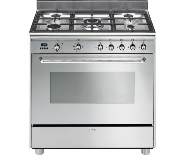 Smeg SNLK90D9 rvs fornuis