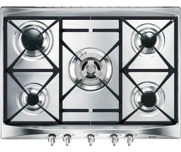 Smeg SR275XGHNLK inbouw gas kookplaat