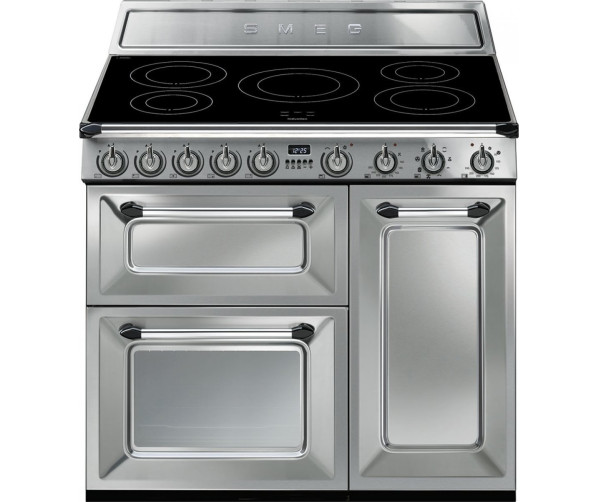 Smeg TR93IX inductie fornuis rvs