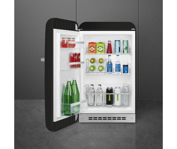 Smeg FAB10HLBL5 koelkast zwart - linksdraaiend
