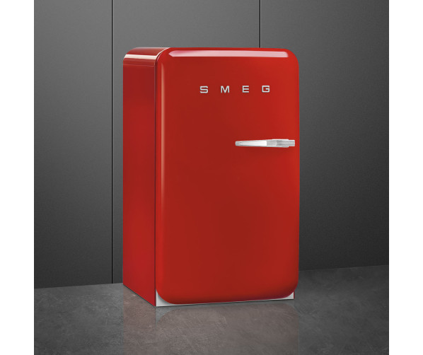 Smeg FAB10HLRD5 koelkast rood - linksdraaiend - voorkant