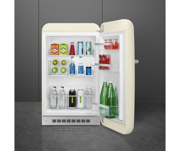 Smeg FAB10HRCR5 koelkast crème - rechtsdraaiend