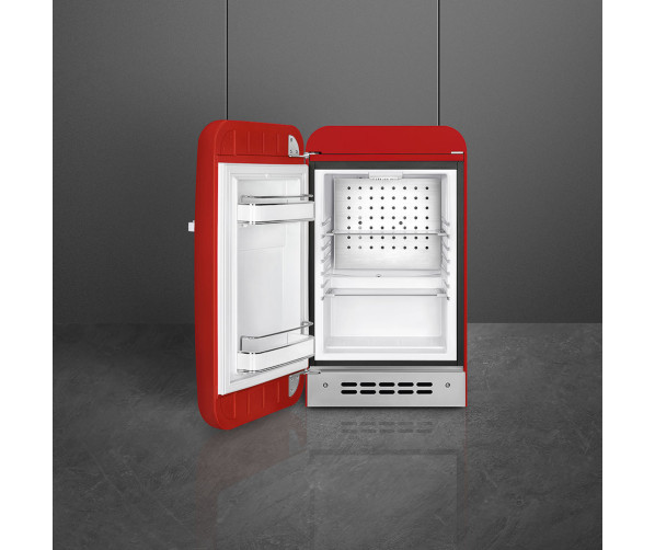 Smeg FAB5LRD5 minibar rood - linksdraaiend