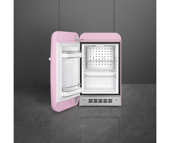 Smeg FAB5LPK5 minibar koelkast - roze - linksdraaiend
