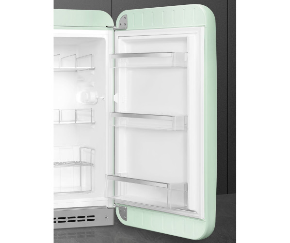 Smeg FAB10HRPG5 retro jaren 50 koelkast - watergroen