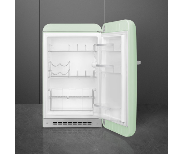 Smeg FAB10HRPG5 retro jaren 50 koelkast - watergroen