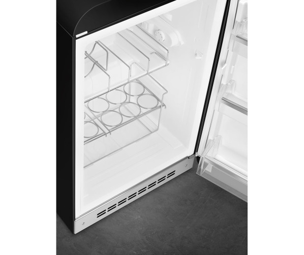 Smeg FAB10HRBL5 zwarte koelkast - rechtsdraaiend