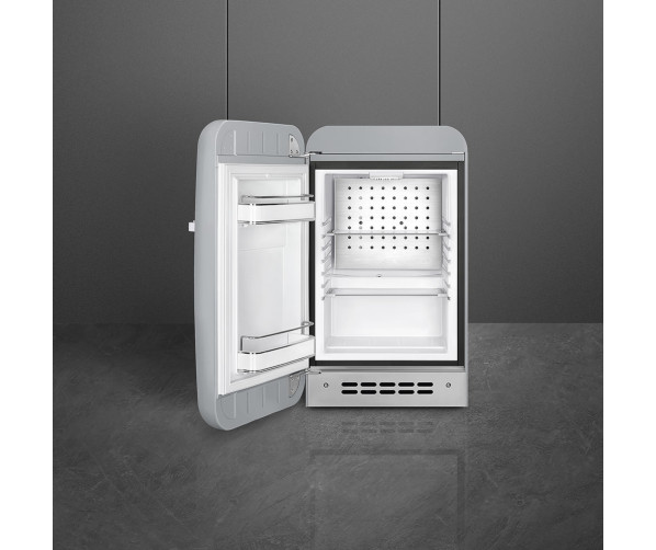 Smeg FAB5LSV5 minibar koelkast - zilver - linksdraaiend