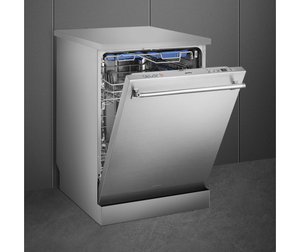 Smeg LVSP34BQSTX vrijstaande vaatwasser - Classici - rvs