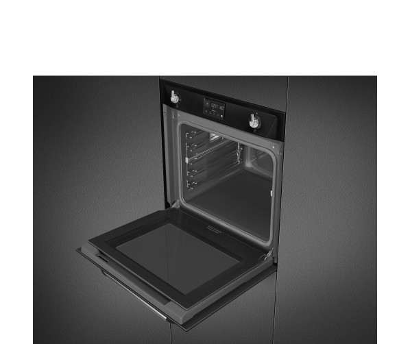 Smeg SOP6902S2PN inbouw combi-stoomoven - zwart