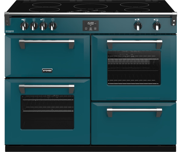 Stoves RICHMOND DX S1100 EI Kingfisher Teal inductie fornuis