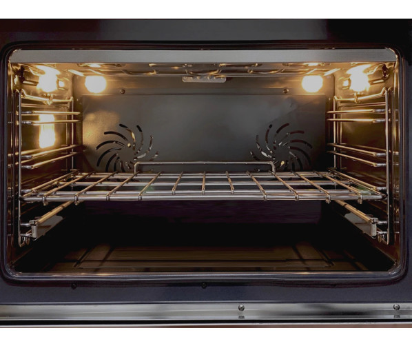 Steel EQFE9 inbouw oven - 90 cm. breed - roestvrijstaal