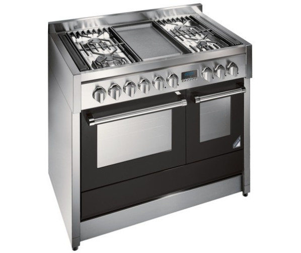 Steel G10FF-4T rvs fornuis - 100 cm. breed