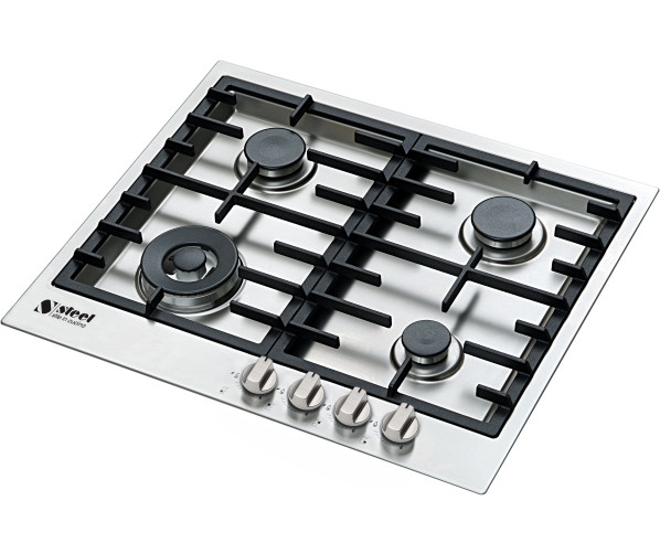 Steel GP6B-4 Genesi inbouw gas kookplaat - 60 cm breed