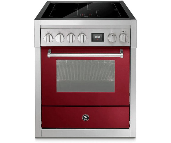 STEEL GENESI GQ7S-4I BORDEAUX fornuis - 70 cm breed