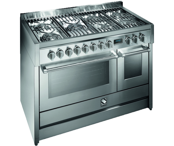 Steel G12FF-6M rvs fornuis