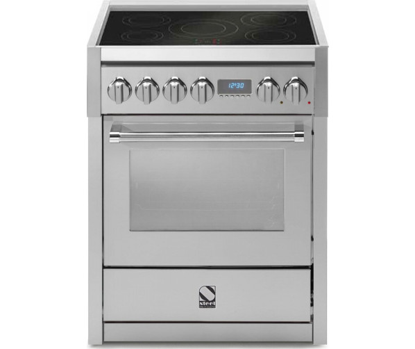 Steel G7F-4I rvs fornuis - Genesi - 70 cm. breed