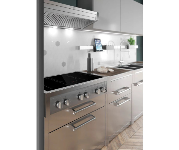 Steel GQK120 Genesi wand afzuigkap - 120 cm breed
