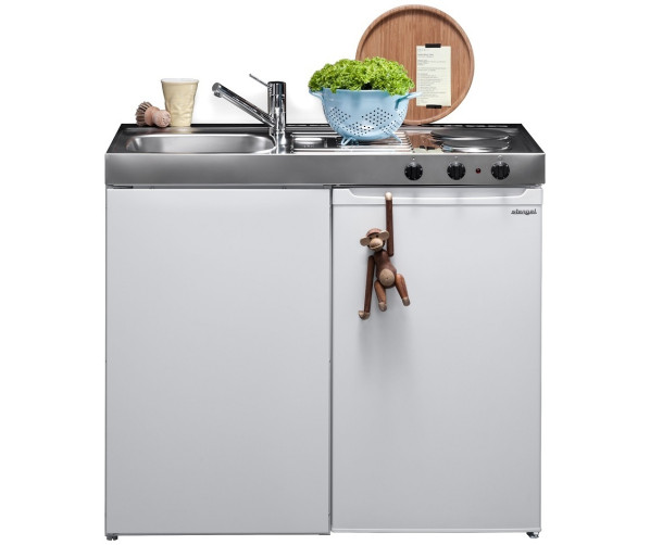 STENGEL minikeuken EASYLINE ME100 (koelkast rechts, kookplaat rechts)