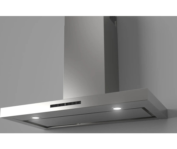 Stoves Level RC 900 RVS wand afzuigkap - 90 cm. breed - roestvrijstaal