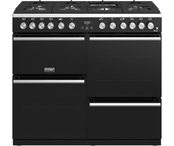 Stoves Precision DX S1000DF EU BK zwart fornuis