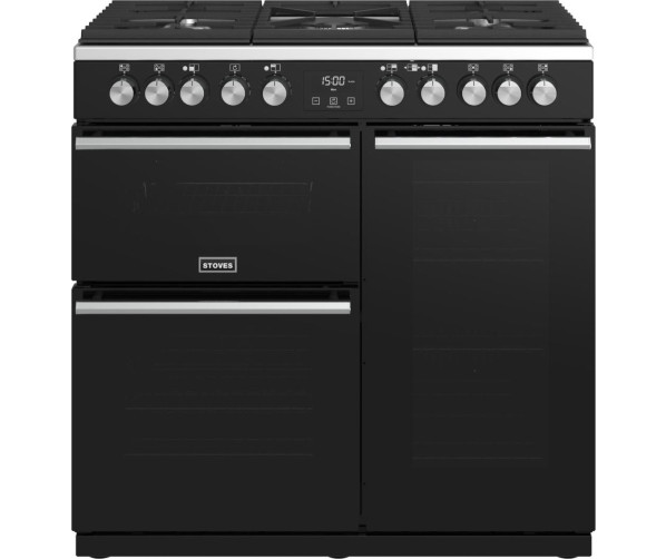 Stoves Precision DX S900DF EU BK zwart fornuis