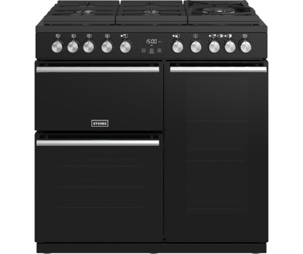 Stoves Precision DX S900DF GTG EU BK zwart fornuis