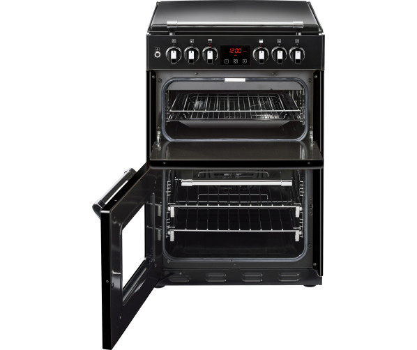 De twee aparte ovens van de Stoves RICHMOND 600 DF EU ZWART fornuis