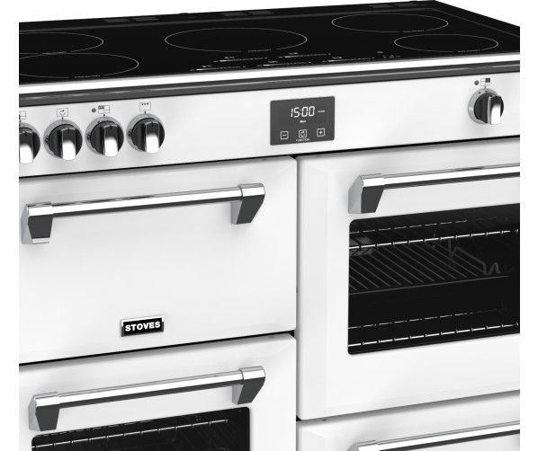 Stoves Richmond DX S1000Ei CB Icy White inductie fornuis