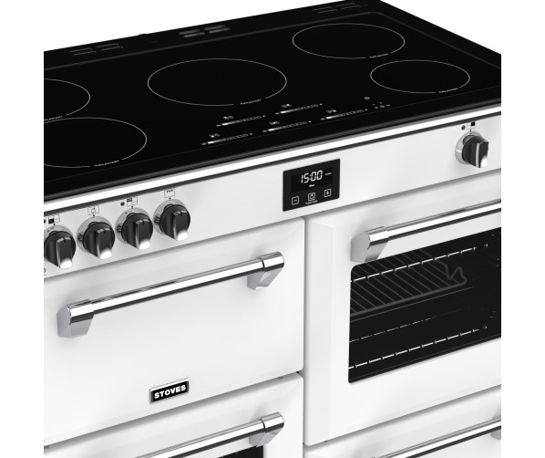 Stoves Richmond DX S1000Ei CB Icy White inductie fornuis