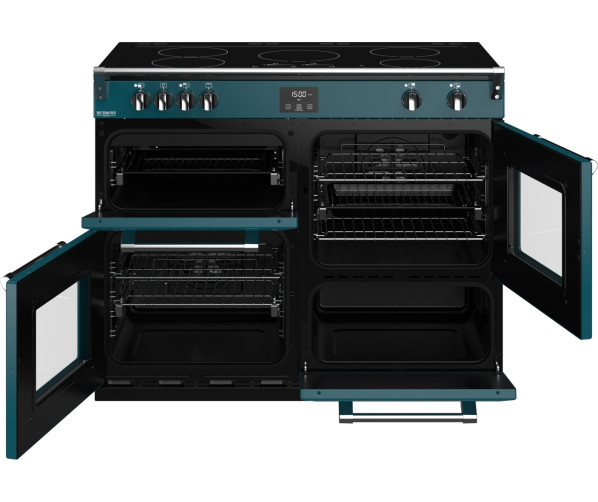 Stoves Richmond DX S1000Ei CB Kingfisher Teal inductie fornuis