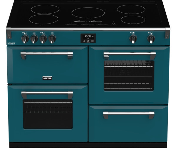 Stoves Richmond DX S1000Ei CB Kingfisher Teal inductie fornuis