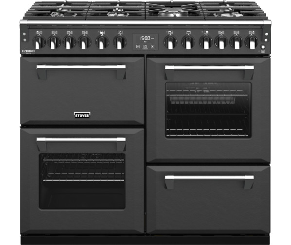 Stoves RICHMOND S1000 DF deluxe antraciet-mat fornuis