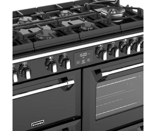 Stoves RICHMOND D1000 DF zwart fornuis