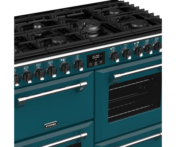 Stoves RICHMOND S1000 DF Deluxe Kingfisher Teal fornuis