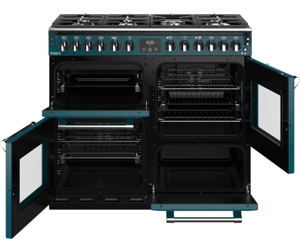 Stoves RICHMOND S1000 DF Deluxe Kingfisher Teal fornuis