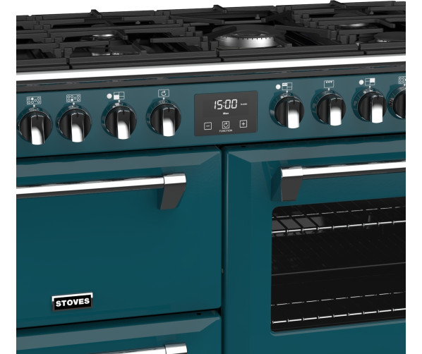 Stoves RICHMOND S1000 DF Deluxe Kingfisher Teal fornuis