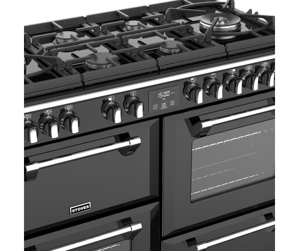 Stoves RICHMOND S1100 DF Deluxe GTG ZWART fornuis