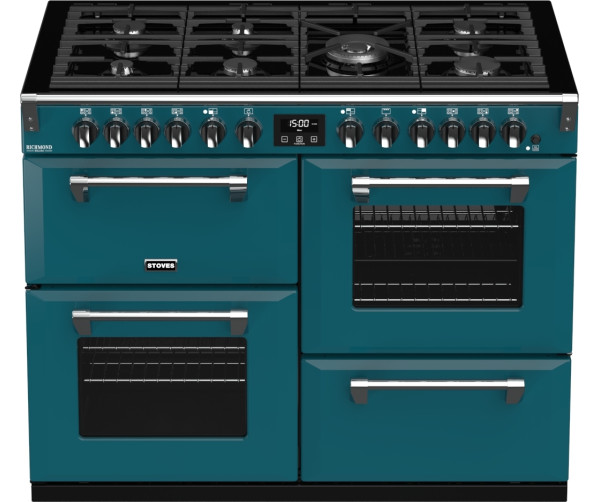 Stoves RICHMOND S1100 DF Deluxe Kingfisher Teal fornuis