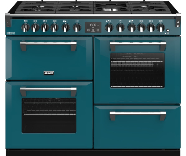 Stoves RICHMOND S1100 DF Deluxe Kingfisher Teal fornuis
