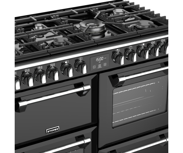 Stoves RICHMOND S1100 DF Deluxe Zwart fornuis