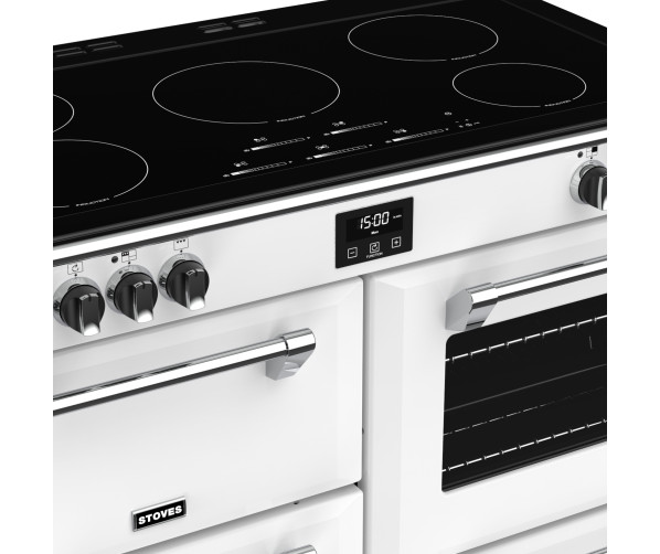 Stoves RICHMOND DX S1100 EI Icy White inductie fornuis