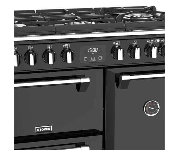 Stoves RICHMOND S900 DF Deluxe GTG ZWART fornuis