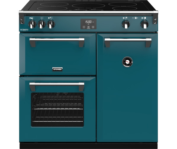 Stoves RICHMOND S900 EI Deluxe Kingfisher Teal inductie fornuis