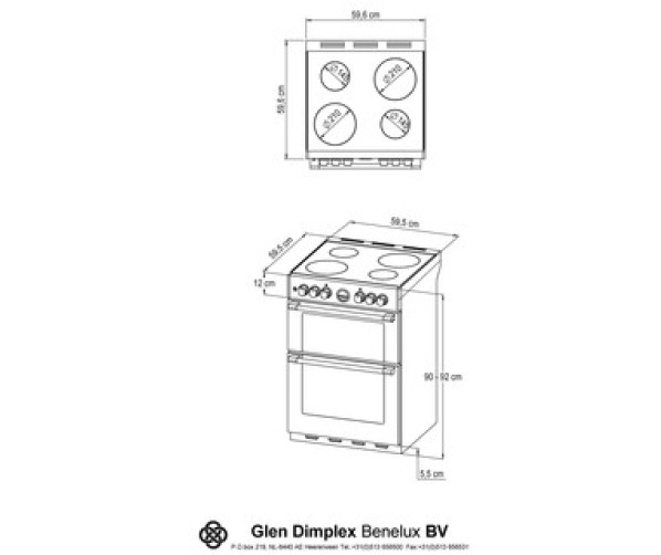 Stoves STERLING 600 EI RVS inductie fornuis